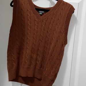Brown target vest